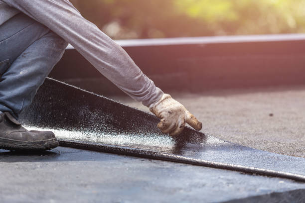 Professional Exterior Waterproofing technician working in Patricksburg, IN